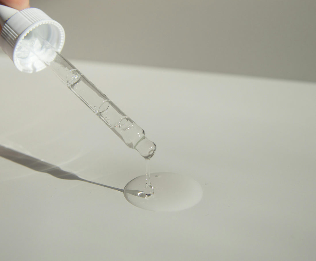 a Serum applicator pouring out serum