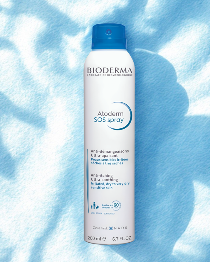 A Spray bottle of Bioderma Atoderm SOS Spray