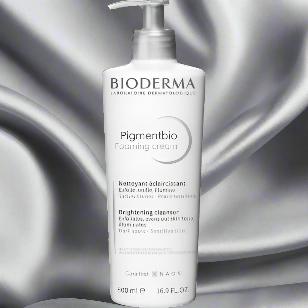 Bioderma Pigmentbio Foaming Cream bottle on a white background
