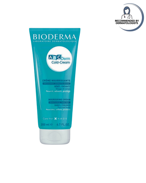 Bioderma ABCDerm Cold-Cream tube on a white background