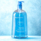 Bioderma Atoderm Gel Douche on a blue background
