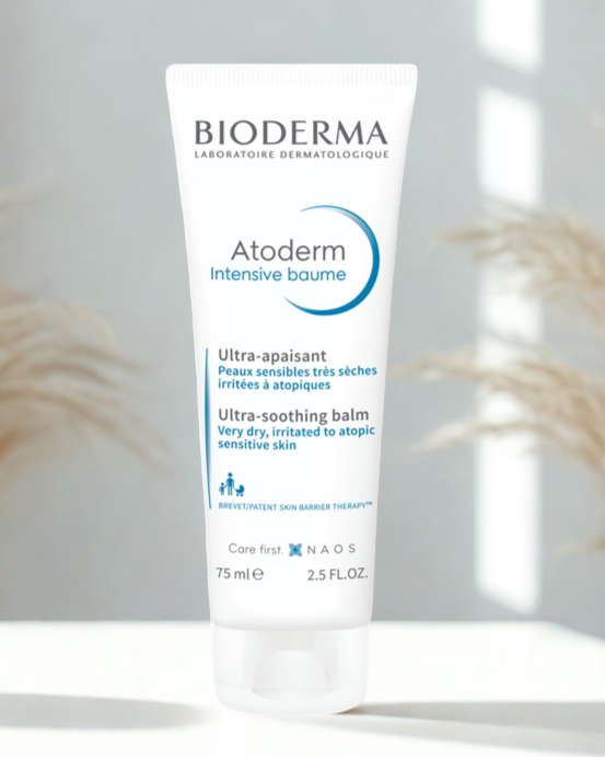Bioderma Atoderm Intensive balm on a light background