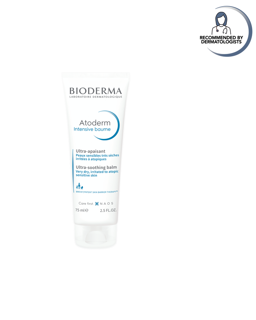 Bioderma Atoderm Intensive balm on a white background