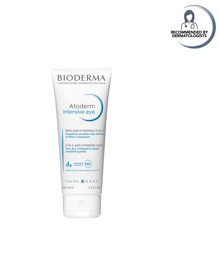 Bioderma Atoderm Intensive eye cream on a white background