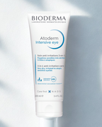 Bioderma Atoderm Intensive eye cream tube on a light gray background