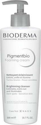 Bioderma Pigmentbio Foaming Cream bottle on a white background