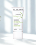 Bioderma Sébium Mat control cream tube on a light background