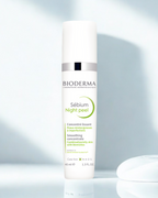 Bioderma Sébium Night Peel skincare product on a light background