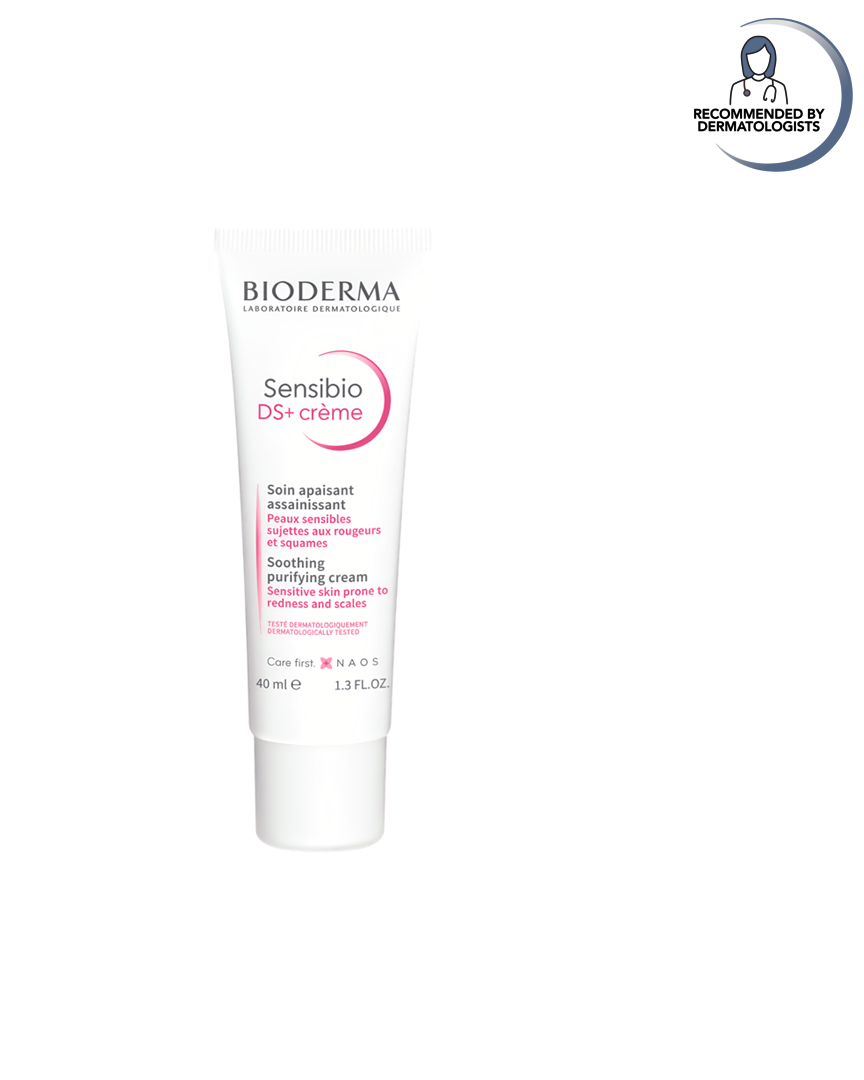 Bioderma Sensibio DS+ crème tube on a white background