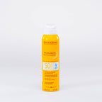 Bioderma sunscreen bottle on a white background