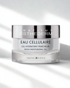 Institut Esthederm Eau Cellulaire fresh moisturizing gel jar on a white background