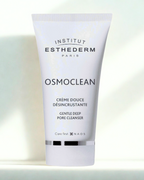 Institut Esthederm Osmoclean cream tube on a gradient background
